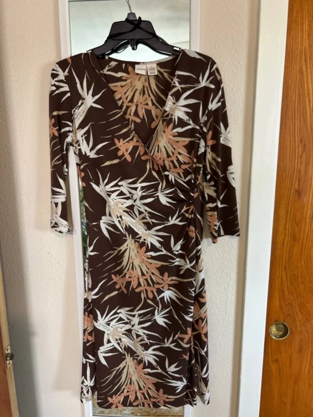 Perfect for fall wrap dress